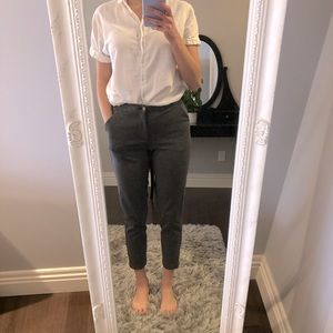 🤍🤍-Lululemon Heather Grey Comfy Dress Pants